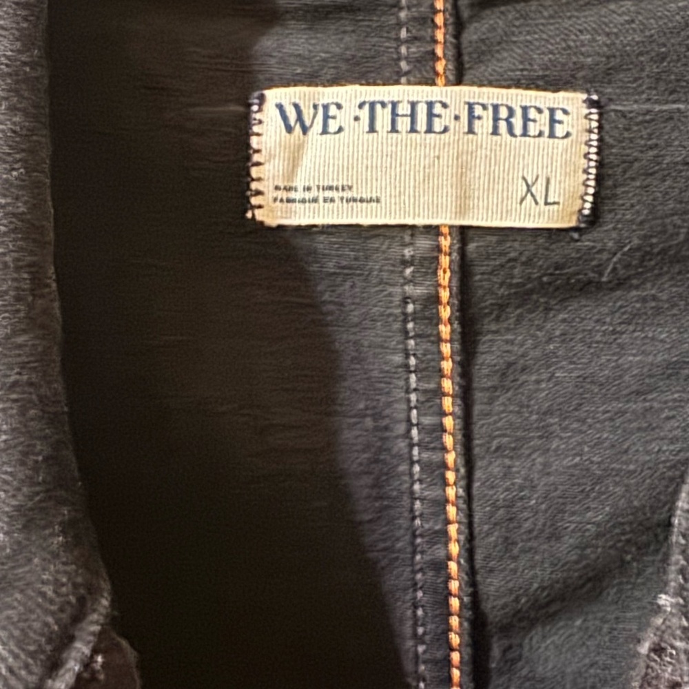 Free People Black Short-Sleeve Fitted Jumpsuit - Picture 8 of 9